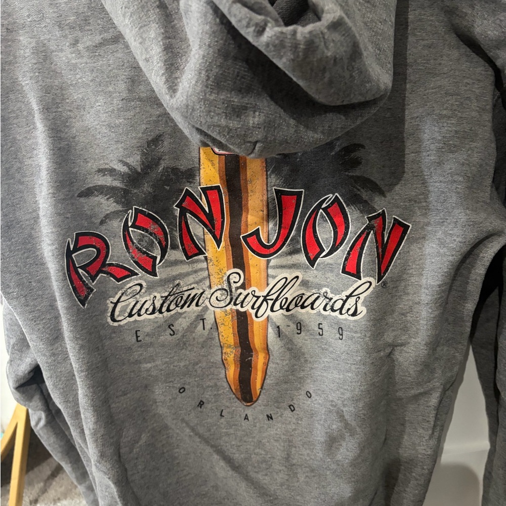 Ron Jon Gray Hoodie